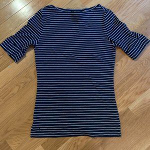 Ralph Lauren S Navy Striped top